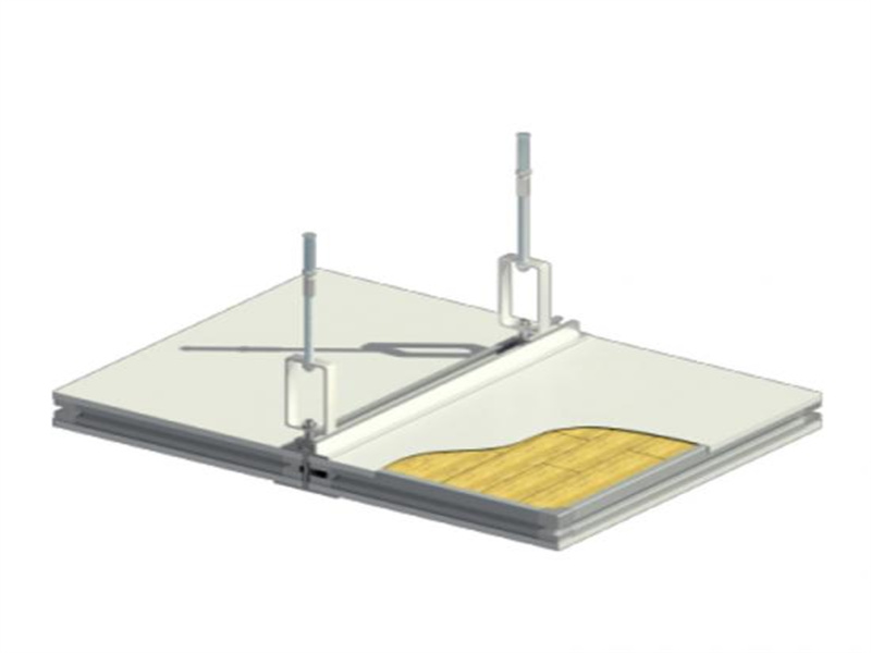 Techo de acero I-Grid con sistemas de paneles sándwich para salas limpias