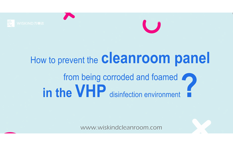 ¿Cómo evitar que el panel de la sala limpia se corroa y espume en el entorno de desinfección VHP