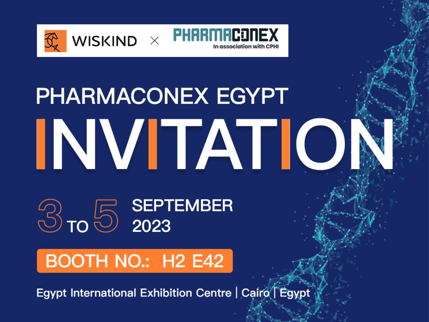 Pharmaconex Egipto 2023 para estar allí o ser cuadrado!
