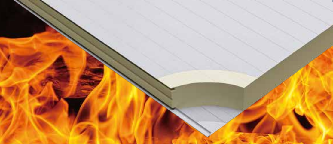 Panel de almacenamiento en frío de poliure.