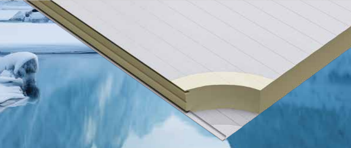 Termospár-panel de almacenamiento en frío de poliuretano de baja conductérmica